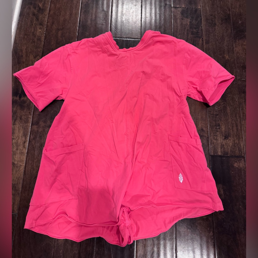 Free People Movement Hot Shot Tee Romper